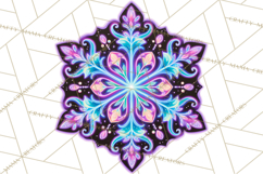 Neon Christmas Clipart Png, Kawaii Holiday Sticker Icons Product Image 2