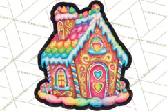 Neon Christmas Clipart Png, Kawaii Holiday Sticker Icons Product Image 2