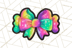 Neon Christmas Clipart Png, Kawaii Holiday Sticker Icons Product Image 4