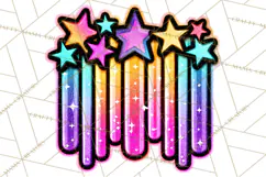 Neon Christmas Clipart Png, Kawaii Holiday Sticker Icons Product Image 2