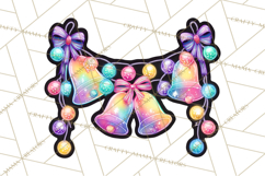 Neon Christmas Clipart Png, Kawaii Holiday Sticker Icons Product Image 5