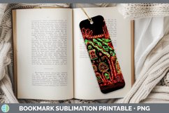GorgeousNeon Christmas Bookmark design.