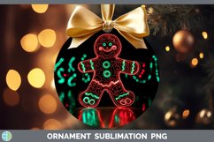 GorgeousNeon Christmas Ornament design.