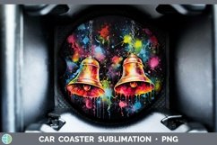 GorgeousNeon Christmas Car Coaster design.