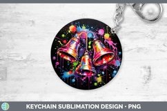 GorgeousNeon Christmas Keychain design.
