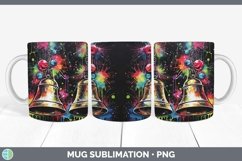GorgeousNeon Christmas Mug Wrap design.