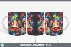 GorgeousNeon Christmas Mug Wrap design.