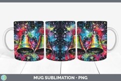 GorgeousNeon Christmas Mug Wrap design.