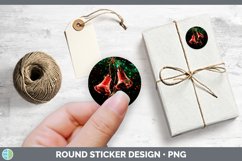 GorgeousNeon Christmas Stickers design.