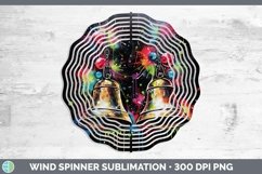 GorgeousNeon Christmas Wind Spinner design.