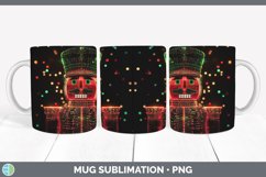 GorgeousNeon Christmas Mug Wrap design.