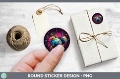 GorgeousNeon Christmas Stickers design.