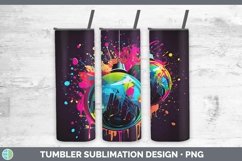 GorgeousNeon Christmas Tumbler design.