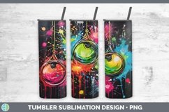 GorgeousNeon Christmas Tumbler design.