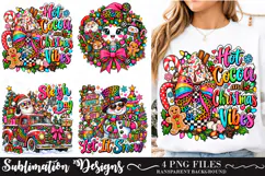 Trending Neon Christmas PNG, Funny Christmas Png Product Image 1