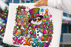 Trending Neon Christmas PNG, Funny Christmas Png Product Image 4