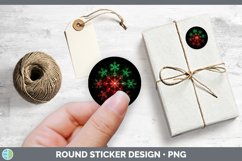GorgeousNeon Christmas Stickers design.