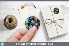 GorgeousNeon Christmas Stickers design.