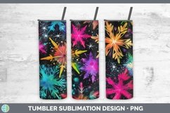 GorgeousNeon Christmas Tumbler design.