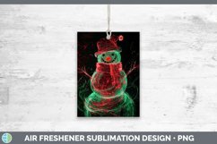 GorgeousNeon Christmas Air Freshener design.