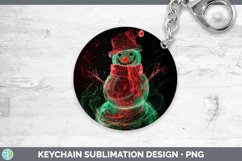 GorgeousNeon Christmas Keychain design.