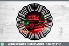 GorgeousNeon Christmas Wind Spinner design.
