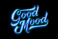 Neon Chrome Text &amp; Logo Effect Product Image 4