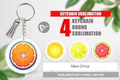 Keychain Neon Citrus Product Image 1