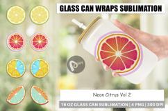 Glass Can Neon Citrus Product Image 1