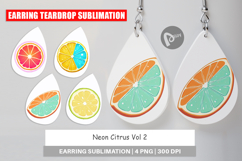 Earring Neon Citrus Product Image 1