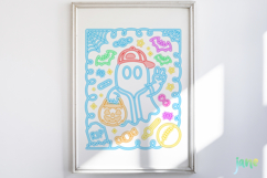 Neon Cute Halloween Kids Boy Girl PNG Product Image 5