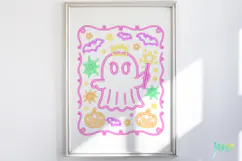Neon Cute Halloween Kids Boy Girl PNG Product Image 5