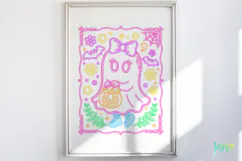Neon Cute Halloween Kids Boy Girl PNG Product Image 5