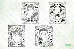 Cute Halloween Kids Boy Girl SVG PNG Product Image 1