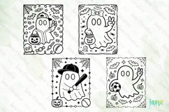 Cute Halloween Kids Boy Girl SVG PNG Product Image 1
