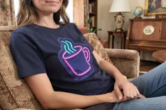 Cyberpunk Hygge Cafe Sublimation Product Image 3