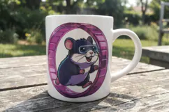 Cyberpunk Hygge Cafe Sublimation Product Image 8