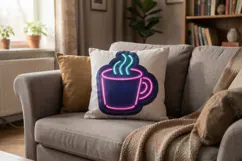 Cyberpunk Hygge Cafe Sublimation Product Image 11
