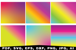 Neon gradients, Neon Digital Paper Pack, Background Digital Product Image 2