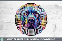 GorgeousNeon Dogs Wind Spinner design.