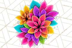 Neon Doodles PNG Clip Art Product Image 4