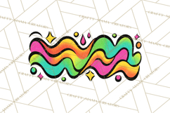 Neon Doodles PNG Clip Art Product Image 2