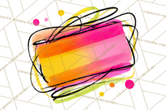Neon Doodles PNG Clip Art Product Image 3