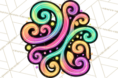 Neon Doodles PNG Clip Art Product Image 3