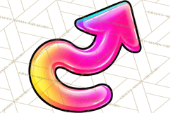 Neon Doodles PNG Clip Art Product Image 3