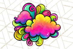 Neon Doodles PNG Clip Art Product Image 4