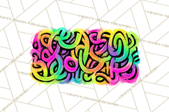 Neon Doodles PNG Clip Art Product Image 4