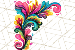 Neon Doodles PNG Clip Art Product Image 3