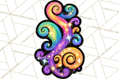 Neon Doodles PNG Clip Art Product Image 2