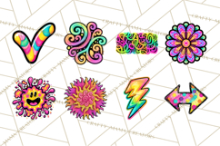 Neon Doodles PNG Clip Art Product Image 6